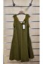 Italian Sleeveless Short Linen Dress
