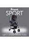 Buggy Sport, Tango/Caviar - Feather-light Travel Buggy 5.9 kg - with Reclining Function for Ch - 4