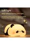 Children's Night Light,Cute Panda Night Lamp,USB Rechargeable Touch Control Silicone Panda - 5