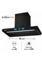 شفاط مطبخ مثبت على الحائط KL-TR 01-60 أسود 60 سم - قوة شفط 1380 متر مكعب/ساعة