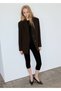 Straight-cut blazer with flap pockets - 7