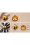 Horse Patterned Satin Scarf & Gold Brooch Set |   Women's Neck, Waist and Bag Accessory 70X70 Size Trend - 8