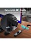 موزع USB بـ 7 منافذ بطول 6 أقدام لسطح المكتب، 4 منافذ USB-A و3 منافذ USB-C، موزع USB من الألومنيوم بسرعة 5 جيجابت في الثانية، موسع USB - 3