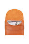 Kyoto genuine leather, handmade, pocket size credit card holder, tan - 3