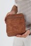 Men's Vintage Genuine Leather Messenger Bag with Adjustable Strap and Multiple Compartments Shoulder and Hand Bag - 3