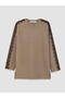 Lcw Everyday Brown Lace Detailed Soft Touch Women's Tunic - 5