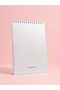 Premium Cardboard Cover A5 Top Spiral 50 Sheets Lined Notebook - 2