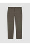 Khaki Slim Fit Men's Chino Trousers - 8