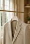 Coat Clothes Hanger 10 Pcs Cream Color 39 cm Wide Shoulder Premium Thick Hanger Wide Sturdy Hook - 4