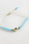 Nazar Crystal Macrame Rope Bracelet 6 mm - 2