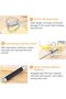 Stainless Steel Manual Whisk with Convenient Plastic for Mixing Eggs and Cooking - 4