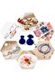 Velvet Drawstring Pouches, 20 Pack Microfibre Gift Bags, 2 Sizes (7.5cm-9cm and 9.5cm-12cm), Jewelle - 5