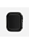 Glossy Chrome Look Apple Watch Series 10/11 46mm Case and Screen Protector – Black - 4
