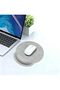 PU Leather Mouse Pad with Memory Foam Wrist Rest, Ergonomic Support, Anti-Slip Base, Edge Stitched, - 6