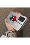 Samsung Galaxy A73 Compatible Silicone Edge Hard Back Case Couple Phone Case Spider Man Patterned - 4