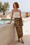 Savanna Gold Large Maxi Beach Pareo - Non-See-Through Shiny Fabric - 120X155 cm - 4