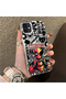 iPhone 12 Pro Compatible Marvel Patterned Silicone Edge Hard Back Case Couple Phone Case - 3