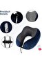 Travel Pillow, Memory Foam Neck Support, Ergonomic Design for Airplane Sleeping, Washable Sof - 7