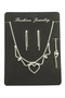Heart Stone Set Necklace - 2