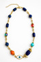 Azure Éclat – Natural Stone & Evil Eye Collection Necklace - 2
