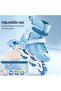 Adjustable Roller Skates for Kids, Double Roller Illuminating Skates with All Wheels Light up Fun Il - 5