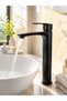 Black Bowl Sink Faucet – High Body Modern Sink Faucet - 6