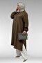 68047 Plus Size Buttoned Double Tensel Tunic - Tan - 4