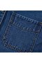 Women's Jean Jacket Oversized Boyfriend Button Up Shirt Shacket | Denim Fabric, Long Sleeve, Button - 6