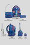 Hürkuş Touch Lighted Airplane Figured Primary School Backpack, Lunch Box and Pen Holder Set of 3 - 9