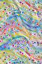 Colorful Bohemian Mandala Wave Patterned 70X150 Beach Towel - Digital Printed Fade-Resistant Bath Towel - 2