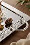 Luxurious Rectangular Serving Tray in Large Size (38X50Cm) - Made from Rust-Proof Stainless Steel for Seamless and Elegant Hosting - 3