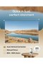 Mini Projector with WiFi 6 and Bluetooth 5.4, Portable Projector 4K Support, 5W Soundbase Speaker, Auto Vertical Keystone & 180° Rotatable Smart Projector for Home Outdoor Movie, HY300Pro+ - 4