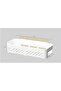 Bathroom shelf wall-mounted suction cup hole-free toilet sink rack 1pc - 7