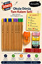 Back to School Pen Set 20 Pieces |   Natural Pencil with Eraser, Eraser, Orange Sharpener, and Red Pencil - 2