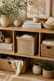 Jute Cube Box 30 X 30 X 35 cm – Open-Ended Multi-Purpose Decorative Storage and Organizer Box - 7