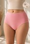 Women's Jacquard Bato Panties High Waist Comfortable and Flexible Daily Underwear 2406 - 3 Pieces - 4