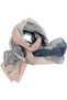 Women's ink painting scarf 180cm soft sun protection all-season. - 5