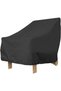 Chair Cover - 91x85x80 cm Garden 210D Oxford Cloth, Waterproof, Dustproof, UV Resistant Suitable for Chairs Patio (Black)