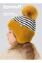 Kids' Scarf, Hat, and Glove Set - Warm Winter Striped 3-in-1 Suitable for Boys, Girls, Toddlers Aged 2-8 - 3