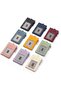 RFID zipper minimalist wallet burgundy card holder. - 4