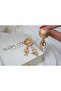 Kp683 Sea Shell and Starfish Dangle Earrings (Length 62 mm) - 2