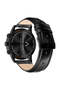 Men's Stainless Steel Watch, Black Leather Band | Trn-43blk - 4