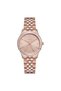 Women's Rose Gold Stainless Steel Watch, Round Dial | Tr32rg