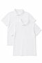 Unisex Children's 2-Piece Polo Collar Short Sleeve School T-Shirt