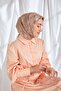 Twill Silk Scarf Ottoman Paisley Gray - 4