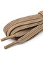 90 cm Elastic Elasticized 8 mm Beige Shoelaces - 5