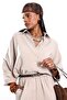 Mink Tencel Shirt Pants Set 50957 - 3