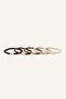Women's 5-Piece Metal Detailed Elastic Hair Accessory Set I3633Axns