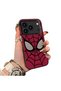 iPhone 17/18 Pro Max Compatible Silicone Edge Hard Back Case Couple Spiderman Patterned Phone Case