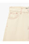 Regular Fit Cotton Regular Waist Straight Leg Barrel Denim Trousers with Stitching Detail - Barrel Jeans - 8